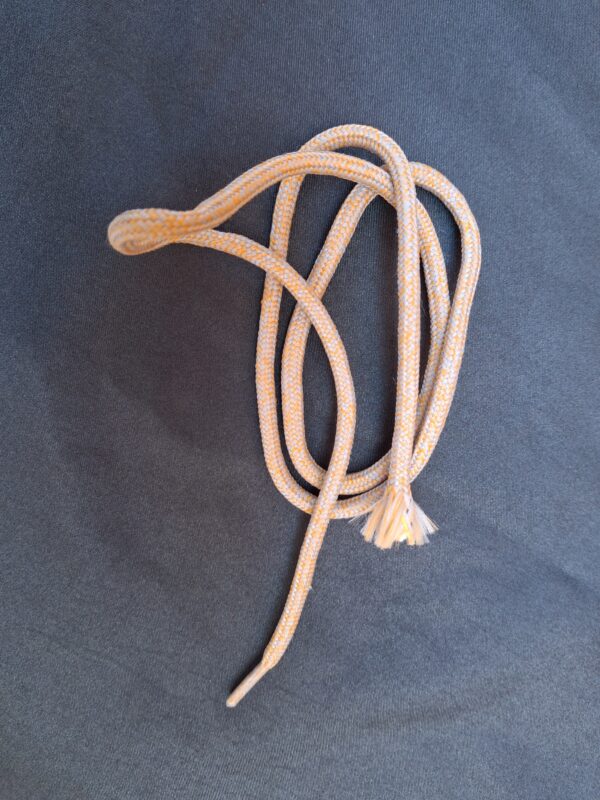 Bull navigators shoe laces round design in cream color